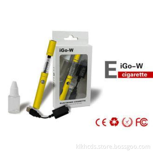 650mAh 700puffs EGO W Electronic Cigarette Tube / E Cigaret